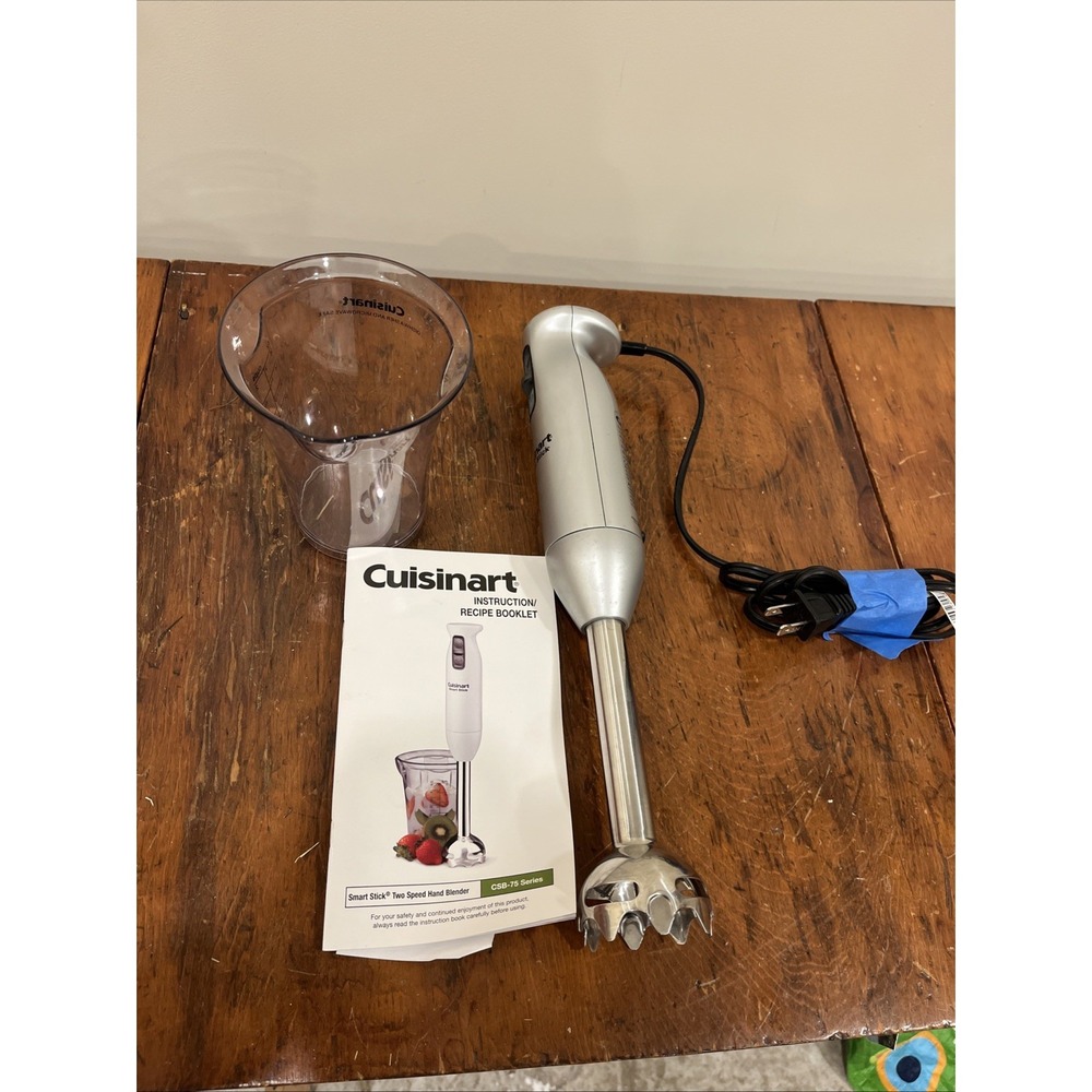 Cuisinart CSB-175 Smart Stick Hand Blender - White, Excellent Used Condition